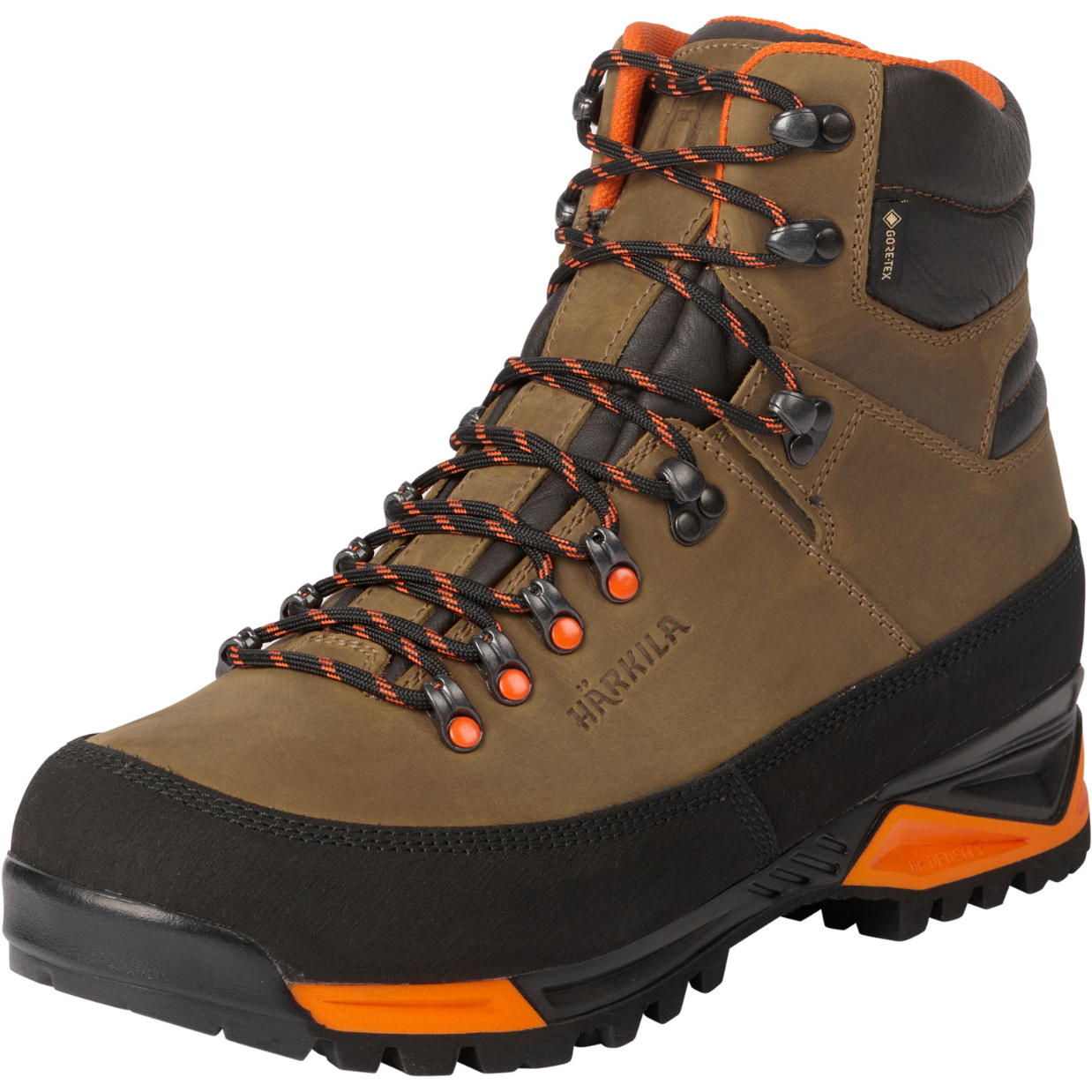 2025 Harkila Herren Saxnas GTX Orange 11111802624 - Mid Braun / / Orange